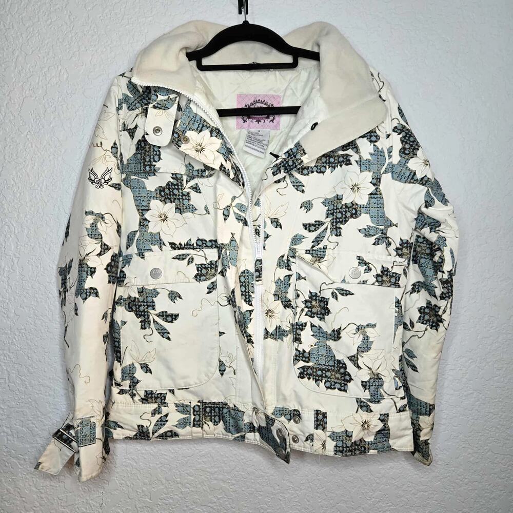 Five Fifty Five Collared Zip Up Ski Jacket Size 14 - image 1